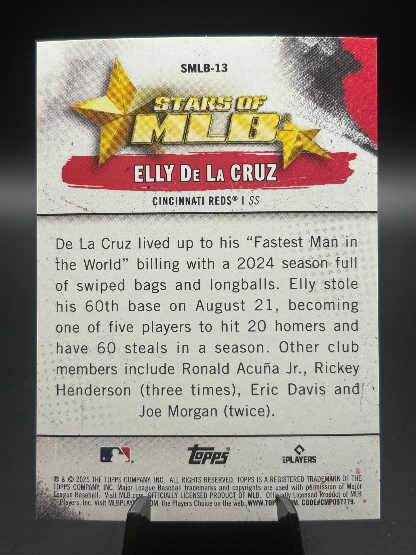 2025 Topps Stars of MLB #SMLB-13 Elly De La Cruz