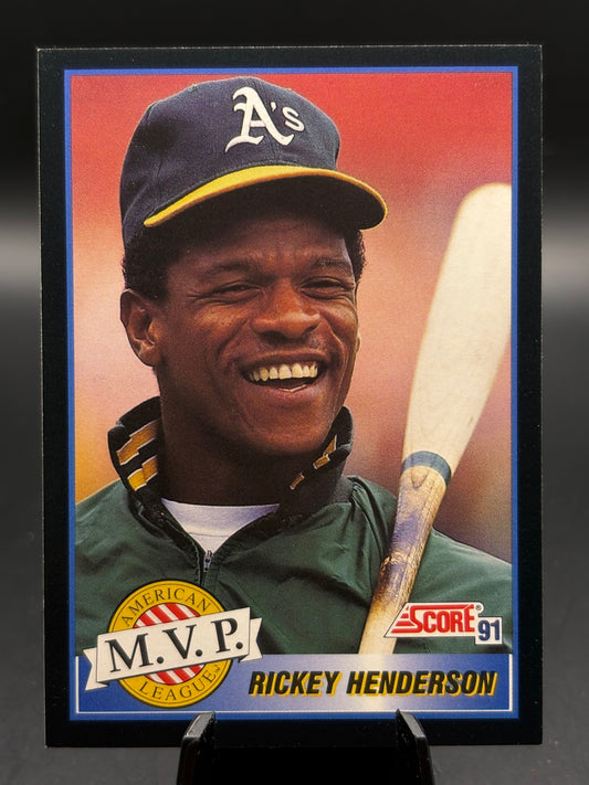 1991 Score #875 Rickey Henderson