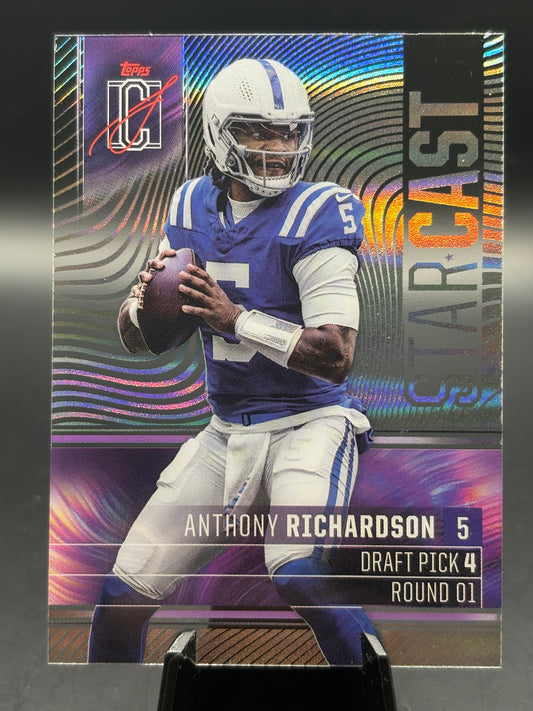 2024 Topps Signature Class #SC-3 Anthony Richardson Star Cast SP