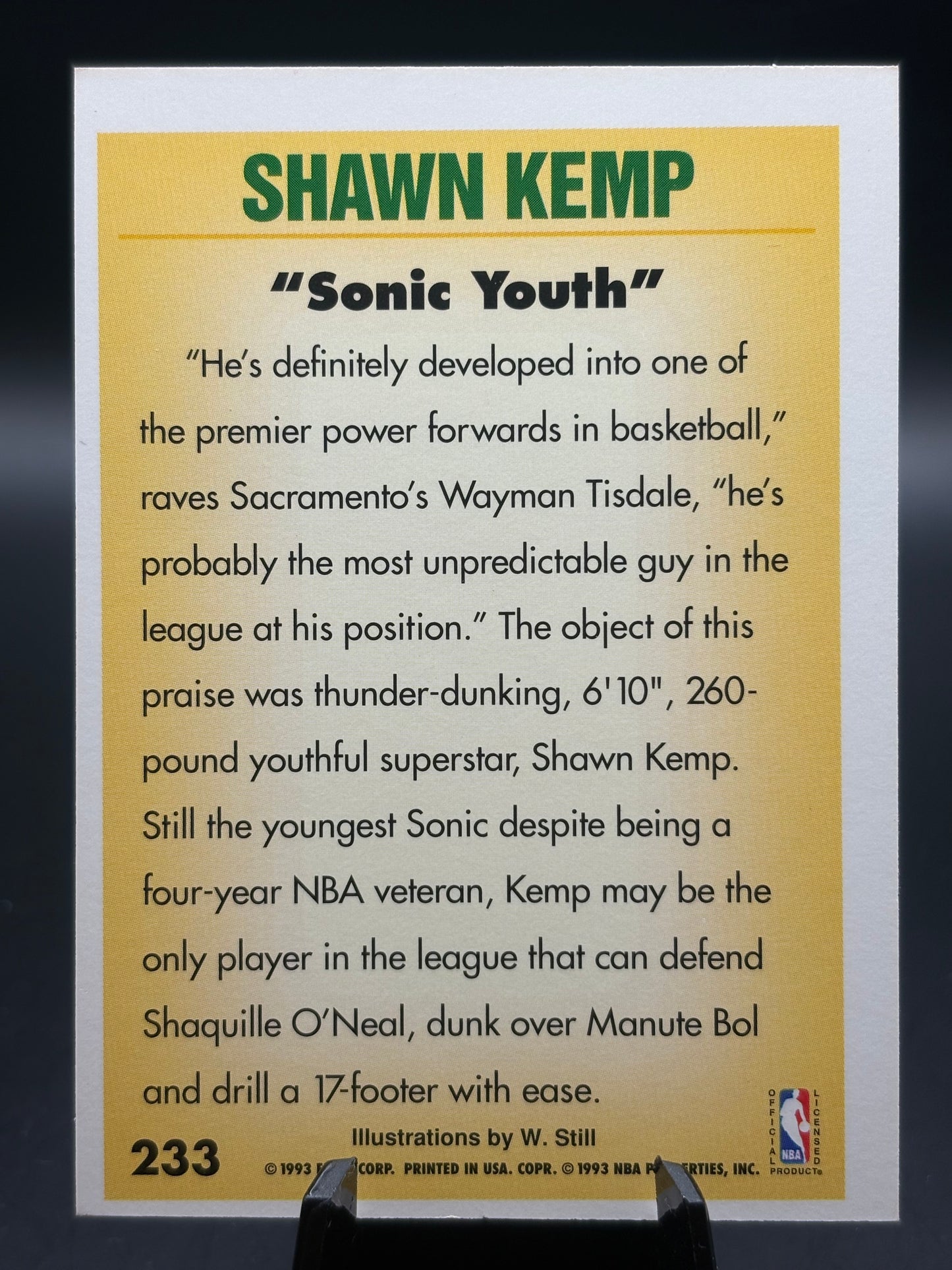 1993-94 Fleer #233 Shawn Kemp